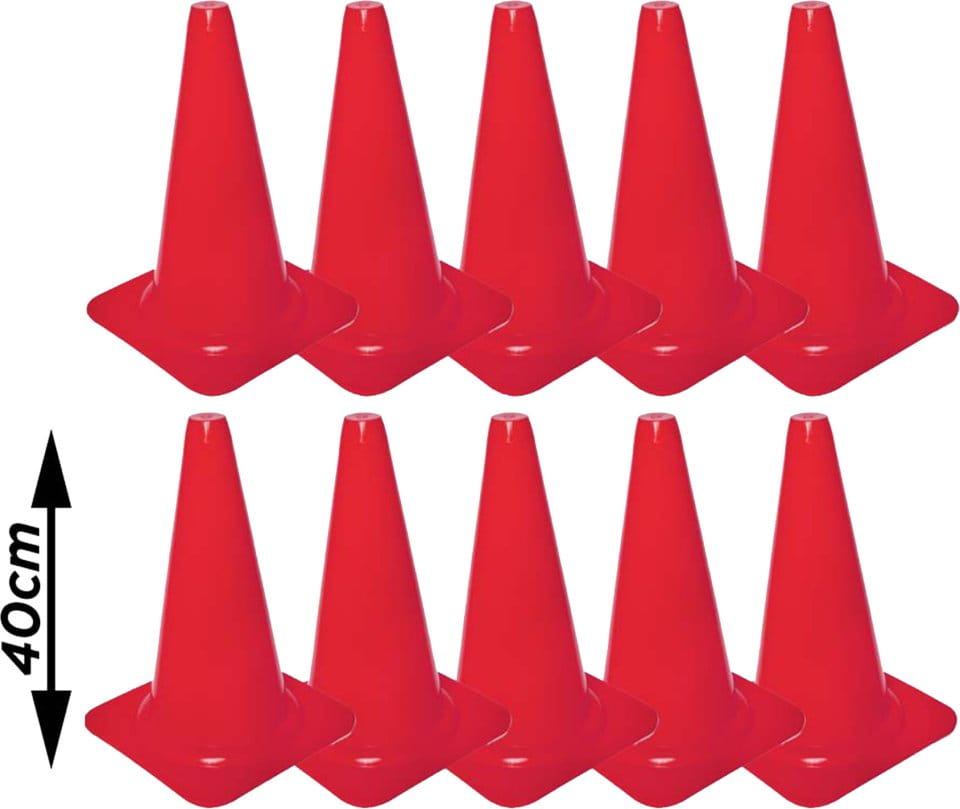 Coni da allenamento Cawila marking cone L 10er Set 40cm