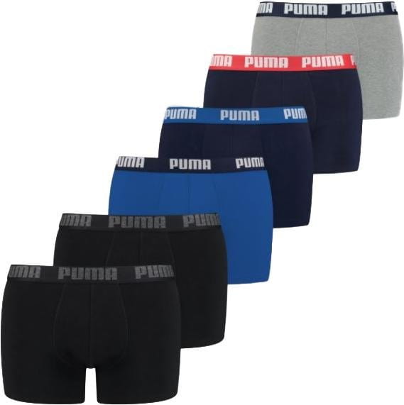 Pantaloncini da pugile Puma Basic Boxer 6er Pack F002