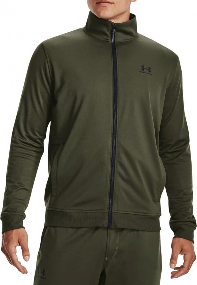 Giacche Under Armour SPORTSTYLE TRICOT JACKET-GRN