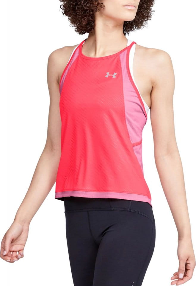 Canotte e Top Under Armour W UA Qualifier ISO-CHILL Embossed Tank