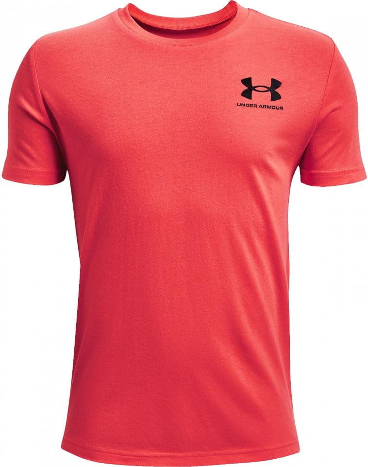 Magliette Under Armour UA SPORTSTYLE LEFT CHEST SS-RED