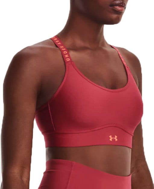 Top e Reggiseni Under Armour UA Infinity Mid Covered-RED