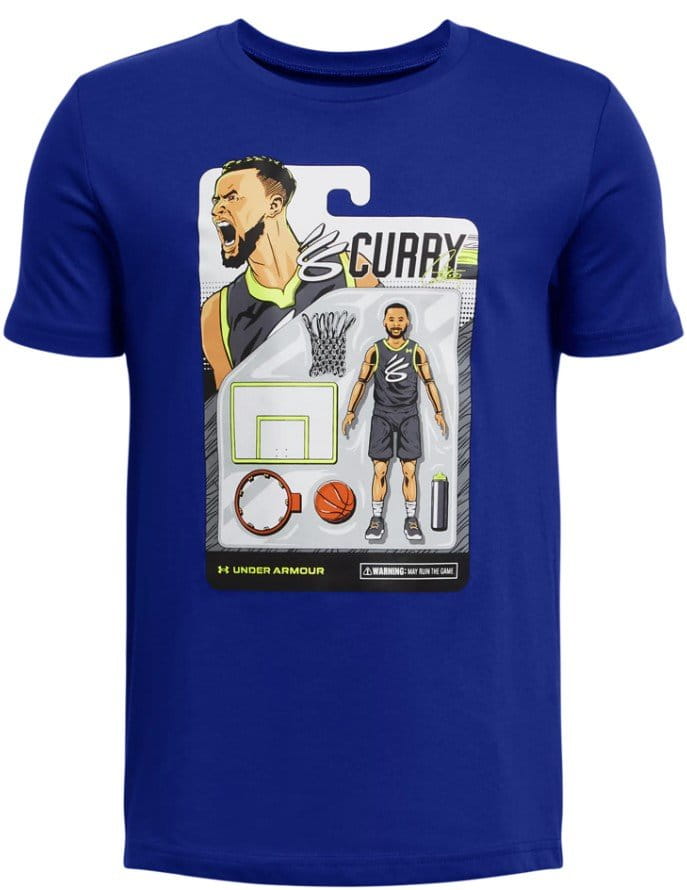 Magliette Under Armour Curry Animated Tee 1-BLU