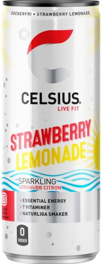 Bevande ed energetiche Celsius Energy Drink Strawberry Lemonade 355ml
