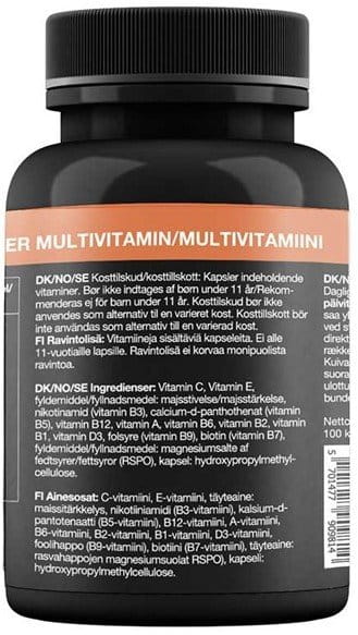 Vitamine e minerali Pure Power Multivitamin 100 capsules