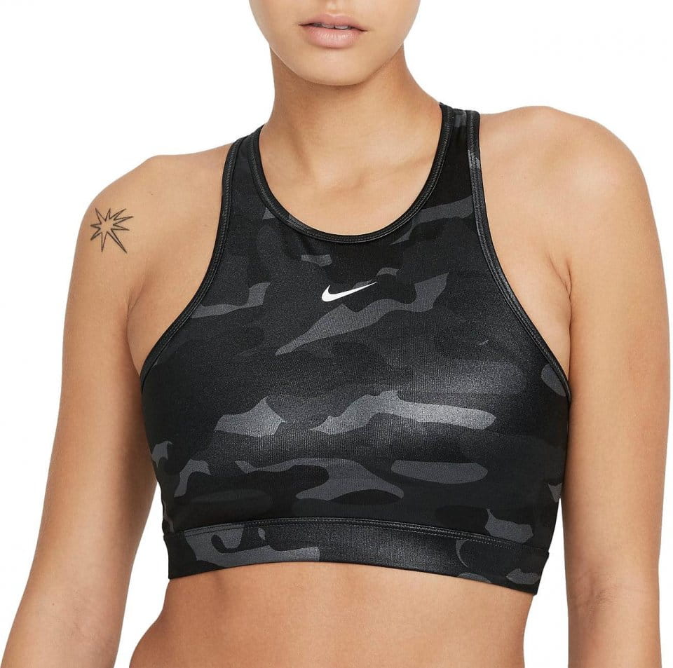 Top e Reggiseni Nike Dri-FIT Swoosh Women’s Medium-Support 1-Piece Pad High-Neck Sports Bra