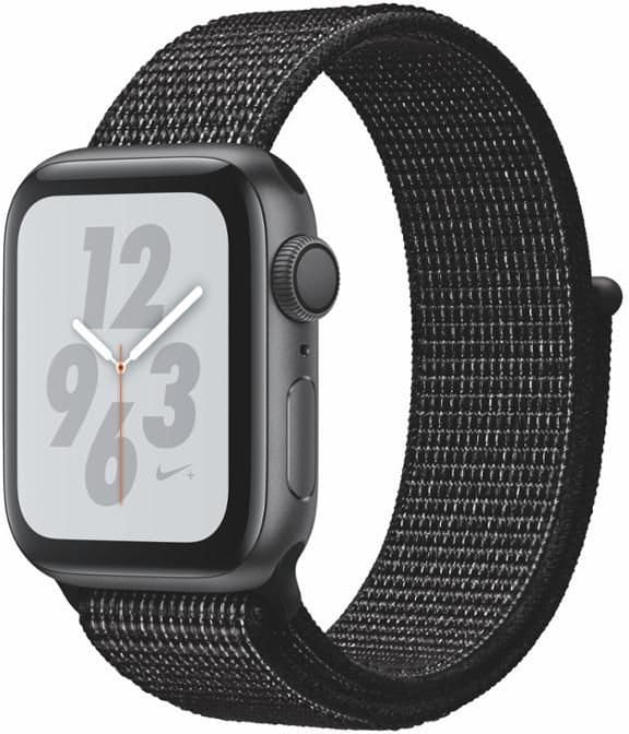 Orologi Apple Watch + Series 4 GPS, 40mm Space Grey Aluminium Case with Black Sport Loop